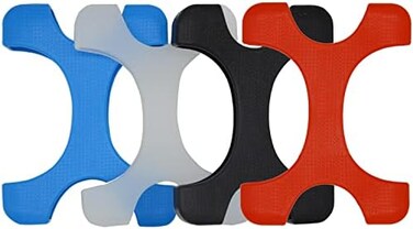 T-SIDAKE 4 Pieces of 2. 5 Inch Silicone Hard Drive Protective Case, Shock Proof and Drop Proof Elasticity to Protect Your Device Safety, Suitable for 2. 5 Inch Mobile Hard Drives (BlackWhiteRedBlue.