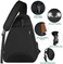Ytonet Tennis Bag, Tennis Sling Backpack Crossbody Water Resistant for Men Women, Compatible for Pickleball Badminton Rackets.