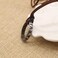 NWSOJ Leather Adjustable, Metal Uncharted 4 Nathan Drake Ring Necklace for Men Women.