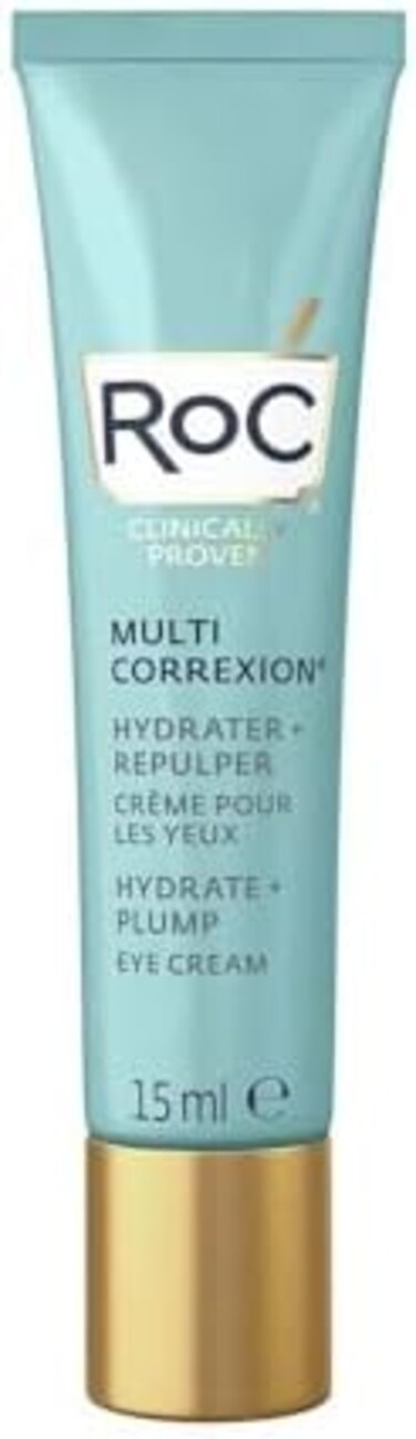 RoC - Multi Correxion HydratePlump Eye Cream - 3-in-1 - Lift And Firm The Eye Contour - with Hyaluronic Acid - 15ML.