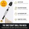 Craft911 Pin Vise Hand Drill for Jewelry Making - Manual Craft Drill Sharp HSS Micro Mini Twist Drill Bits Set, Small Hand Drill for Resin, Rotary Tools for Wood, Jewelry, Plastic, Miniature - Golden.