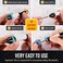 Craft911 Pin Vise Hand Drill for Jewelry Making - Manual Craft Drill Sharp HSS Micro Mini Twist Drill Bits Set, Small Hand Drill for Resin, Rotary Tools for Wood, Jewelry, Plastic, Miniature - Golden.