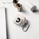 elago Instant Case Compatible with AirPods Pro, AirTag Compatible, Classic Design Camera Case, Key Ring Included [Tracking Device Not Included] (Stone.