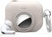 elago Instant Case Compatible with AirPods Pro, AirTag Compatible, Classic Design Camera Case, Key Ring Included [Tracking Device Not Included] (Stone.