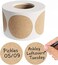 MESS Dissolvable Canning Labels for Jars &ndash; 200 Kraft Dissolvable Mason Jar Labels - Dissolvable Food Labels for Containers - Jam Homemade Canning Jar Labels Stickers - Removable Mason Jar Labels 1. 5