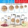 MESS Dissolvable Canning Labels for Jars &ndash; 200 Kraft Dissolvable Mason Jar Labels - Dissolvable Food Labels for Containers - Jam Homemade Canning Jar Labels Stickers - Removable Mason Jar Labels 1. 5
