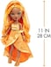 Rainbow High - MEENA FLEUR - Saffron Gold Fashion Doll Includes 2 MixMatch Designer Outfits with Accessories - For Kids 6-12 Years Old and Collectors.