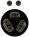 JustEarbuds Replacement Earbud Tips for Beats Powerbeats Pro Wireless Stereo Headphones - Small, Medium, Large, and Double Flange (Moss Green.