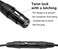GELRHONR 1 Pair XLR 3pin to RJ45 Female Adapter Cable,XLR Male to RJ45 Network Connector Extension Cable Use Cat5 Ethernet for DMX-CON Controller Series-1. 1Ft.