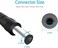 SIOCEN 2-Pack Male to Male DC Extension Cord 5. 5mm x 2. 1mm,12v DC Power Extension Cable for Security Camera,Dvr Standalone LED Strip,Car,CCTV IP Surveillance,5v 9v 24v 12 Volt Plug Supply Adapter 3F