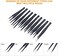 Ainiv Precision Tweezers Set, 11PCS Anti-Static ESD Tweezers Set with 1PCS Micro Wire Cutter for Modeling, Electronic Repair, Handicraft, Laboratory, Jewelry Manufacturing, Hobby etc.