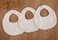 GZMM Baby Bib For Girls,Reversible Waterproof Handmade Natural Cotton Baby Drool Bib 0-12 months 2 Pack.