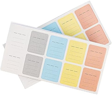 JJC (120-CountCamera Memory Card Label Stickers for SD XQD CFexpress Type-B Card, 5 Colors Flash Drive Adhesive Label Stickers Removable and Markable Each Size 0. 79 x 0. 98".