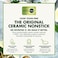 GreenPan Swift Healthy Ceramic Nonstick, 8" Frying Pan Skillet, Stainless Steel Handle, PFAS-Free, Dishwasher Safe, Oven Safe, Black.