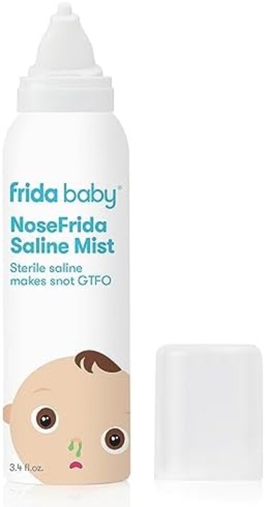 Frida Baby NoseFrida Saline Mist (106 mlSoften Nasal Passagesfor Use Before NoseFrida The SnotSucker.