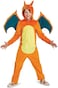 Disguise unisex-child Charizard Costume for Kids, Official Pokemon Costume Hooded Jumpsuit Costume (pack of 1.