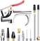 SARDVISA 13 Pcs 2-Way Connection Air Nozzle Blow Gun Set, Air Nozzle Kit with 1/4 in Standard Quick Fitting and 8 Air Nozzles, Air Compressor Accessories for Air Inflation and Dedusting.