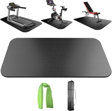 TONINT Exercise Equipment Mat,Treadmill Mat, Exercise Bike Mat, Fitness Mat, Elliptical Mat, rowing machine mat,Recumbent Bikes,Jump Rope Mat, Gym Mat Use on.