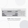 Redragon K617 Fizz 60% Wired RGB Gaming Keyboard, 61 Keys Compact Mechanical Keyboard w/White and Grey Color Keycaps, Linear Red Switch, Pro Driver/Software Supported.