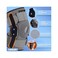 Sparthos Hinged Knee Brace - Relieves ACL, MCL, Meniscus Tear, Arthritis, Tendon Pain - Open Patella Design with Dual Metal Side Stabilizers - Support for Running, For Men and Women (Large.