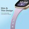 Getino Compatible with Fitbit Versa 3/4 Bands Fitbit Sense 1/2 Bands Women Men, Durable Flexible Silicone Thin Replacement Wristbands Accessories, Slim Band for Versa 3/4 and Sense 1/2, Large Small.