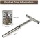 HiHydro Soil Sampler Probe 20 Inch Stainless Steel with 2 Pcs Reusable Sample Bags.