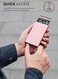 VULKIT Pop Up Wallet, Slim Minimalist Credit Card Holder For Men and Women RFID Blocking Mini Metal Case, rose gold, Slim.