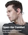 SHOKZ OpenRun Wireless Bone Conduction Headphones, Open-Ear Bluetooth Earphones with Mic, Waterproof Sports Headset with 8H Playtime for Running Workout(Black.