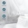 Bare Home Sandwashed Bedding Duvet Cover Oversized King Size - Premium 1800 Collection Duvet Set - Cooling Duvet Cover - Super Soft Duvet Covers (Oversized King, Sandwashed White.