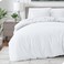 Bare Home Duvet Cover Oversized King Size - Premium 1800 Super Soft Duvet Covers Collection - Lightweight, Cooling Duvet Cover - Soft Breathable Bedding Duvet Cover (Oversized King, White.