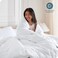 Bare Home Duvet Cover Oversized King Size - Premium 1800 Super Soft Duvet Covers Collection - Lightweight, Cooling Duvet Cover - Soft Breathable Bedding Duvet Cover (Oversized King, White.