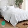 Bare Home Duvet Cover Oversized King Size - Premium 1800 Super Soft Duvet Covers Collection - Lightweight, Cooling Duvet Cover - Soft Breathable Bedding Duvet Cover (Oversized King, White.