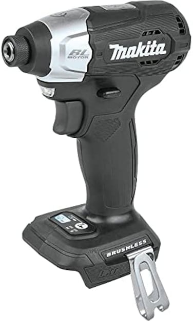 Makita XDT18ZB 18V LXT Lithium-Ion Sub-Compact Brushless Cordless Impact Driver, Tool Only, Black.