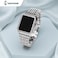 wutwuk Compatible Bling Apple Watch Strap Series 10 9 8 7 6 5 4 3 2 1 46mm 45mm 44mm 42mm 41mm 40mm 38mm,Sparkling Stainless Steel Replacement iWatch Strap pour Apple Watch Series 10 9 8 7 6 5 4 3 2 1