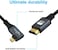 كابل HDMI صغير ملفوف بزاوية قائمة من Twozoh إلى كابل HDMI، كابل HDMI صغير ملفوف بزاوية 90 درجة بطول ممتد من 30 سم إلى 150 سم - يدعم 3D/4K 1080p (5 أقدام).