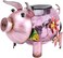 MUMTOP Solar Lantern - Waterproof Solar Lights Outdoor Pig Decorative Lantern Tabletop Ornaments for Garden Yard and Christmas Thanksgiving Gift.