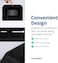 BLUE GINKGO Over the Sink Colander Strainer Basket - Wash Vegetables and Fruits, Drain Cooked Pasta and Dry Dishes - Extendable - New Home Kitchen Essentials (7. 9W x 14-19L x 2. 75H- Black.