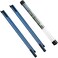 Rhino Valley Golf Alignment Sticks - Collapsible Golf Practice Rods for Aiming, Putting, Full Swing Trainer, Posture Corrector with Clear Tube Case, Golf Training Equipment.