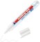 edding 95 glass marker - white - 1 glass pen - round nib 1. 5-3 mm - washable window marker pen - for writing and marking on glass surfaces, windows, glassboards, whiteboards - dry-wipeable.
