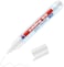 edding 95 glass marker - white - 1 glass pen - round nib 1. 5-3 mm - washable window marker pen - for writing and marking on glass surfaces, windows, glassboards, whiteboards - dry-wipeable.