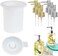 Anlan-angel Bottle Resin Mold with Pump,1 Set Pump Bottle Resin Mold6 Pack Dispenser Pump,Pump Bottle for Storage Soap Lotions Hand Sanitizer and Creams, Dispenser Pump Bottle for Kitchen, Bathroom Ho