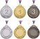 IHPUKIDI 12 Pack Gold Award Medals Olympic Style Metal Winner Medals Gold Prizes for Sports, Competitions, Party, 2 Inches&hellip;.