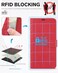 TUCCH Wallet Case for iPhone 13 6. 1-inch 5G, [RFID Blocking] Card Slots Holder Stand [Shockproof TPU Interior Case] PU Leather Magnetic Protective Flip Cover Compatible with iPhone 13 6. 1" 2021, Red