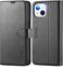 TUCCH Case for iPhone 13 Wallet Case, Magnetic PU Leather Stand Flip Cover with [TPU Shockproof Interior Case], [RFID Blocking] [Card Slot] Folio Case Compatible with iPhone 13 6. 1-inch 2021, Black.