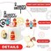 Jetec 11 Pieces Robot Cake Toppers for Boys Robot Birthday Cake Topper Gear Happy Birthday Robot Cake Cupcake Decorations Robot Themed Party Decorations Robot Figurine for Robot Birthday Party Supplie