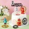 Jetec 11 Pieces Robot Cake Toppers for Boys Robot Birthday Cake Topper Gear Happy Birthday Robot Cake Cupcake Decorations Robot Themed Party Decorations Robot Figurine for Robot Birthday Party Supplie