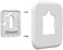 Honeywell Home Large Cover PlateElectrical Box Adaptor for T-Series Thermostats (THP2400A1080, White.