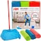 HELOMOR Extra Large Floor Microfiber Cleaning Cloth, 30"x18" Pack of 3, Squeegee Mop, Multi-Purpose Reusable for House Kitchen Car Window Highly Absorbent, Lint Free, Streak Free (Handle NOT Included.
