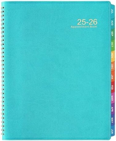Frasukis 2024-2025 Weekly Appointment Book/Planner - 53 Weeks Daily Planner, July 2024 - June 2025, 8" x 10" Planner Organizer 2024-2025, Appointment Planner 2024-2025 with 15-Minute Increments.