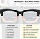 bullabulling 3 pack Oprah style Spring hinge Readers Blue Light Blocking Computer Square Reading Glasses for Women Men.